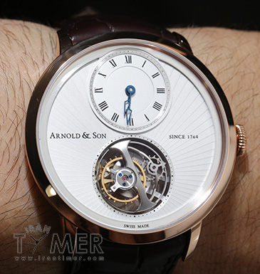 توربیلون فوق باریک آرنولد و پسر ساعت مچی گران قیمت 2014 2013 سبک لوکس "Arnold & Son UTTE "Ultra-Thin-Tourbillon